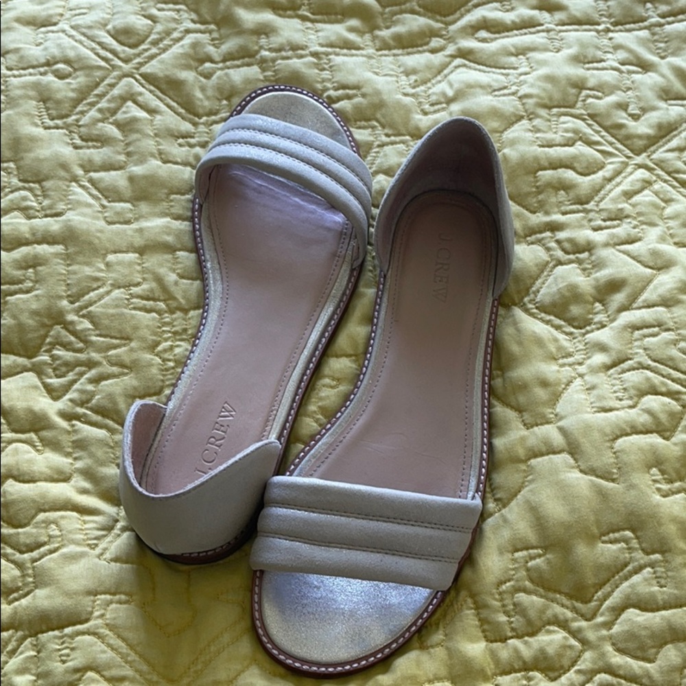 J.Crew suede sandals